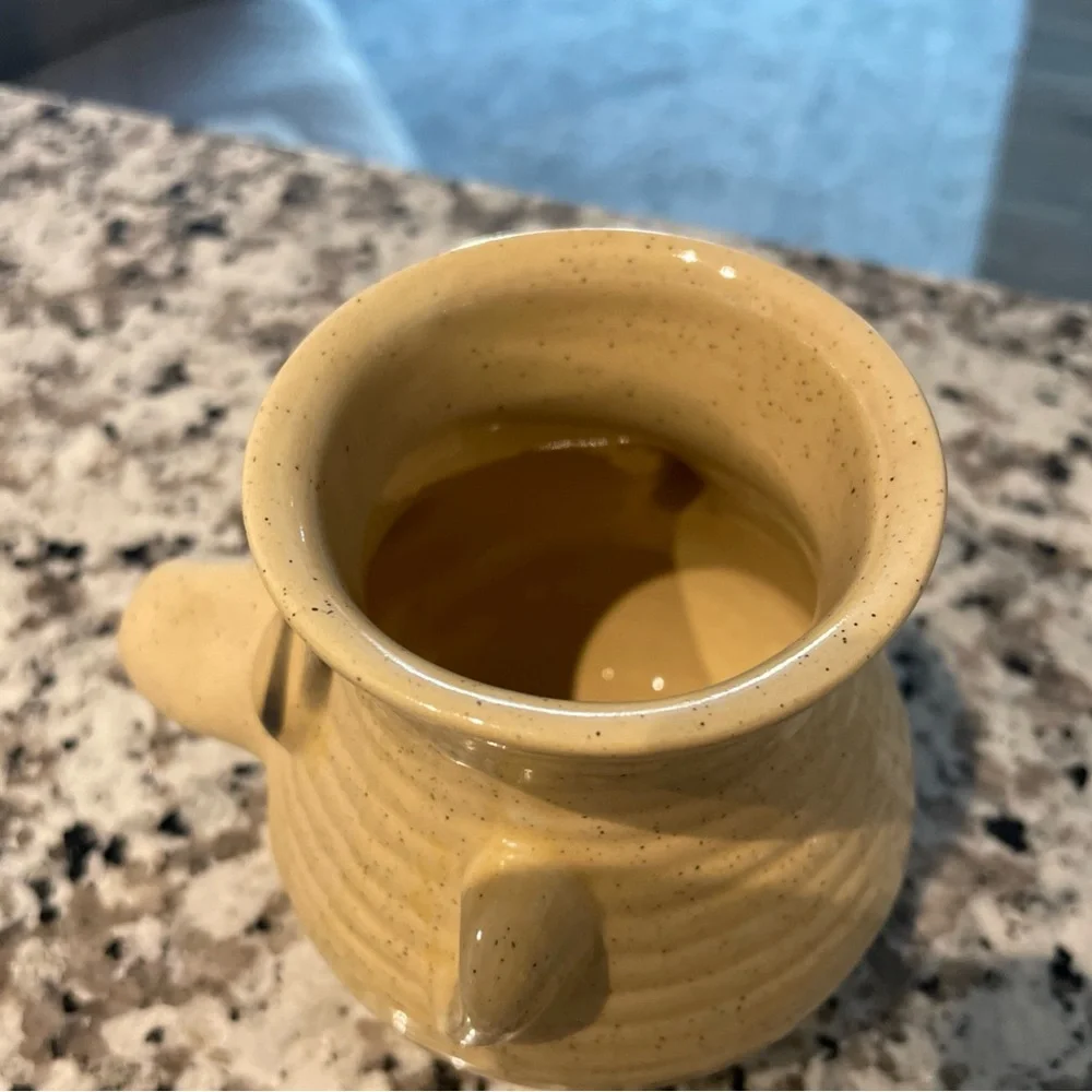 Peter Petrie “It’s Snot a Mug” Egg Separator Stoneware Pottery